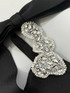 Tie Detail Crystal Maxi Dress Black
