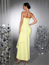 Strapless Maxi Dress Yellow