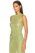 Embellished Midi Two Piece Dress Green