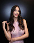 Sparkly Ruched Maxi Dress Pink