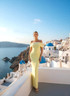 Bardot Crystal Pearl Maxi Dress Yellow