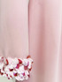 Long Sleeve Big Sequin Detail Maxi Dress Pink