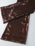 Halter Draped Sequin Jumpsuit Brown