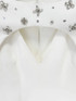 Crystal Cape Sleeve Maxi Dress White