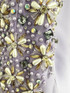Long Sleeve Embellished Shoulders Maxi Dress Lavender