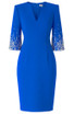 Crystal Short Sleeve Dress Blue