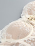 Strapless Lace Bustier Corset Dress Ivory