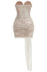 Strapless Lace Bustier Corset Dress Ivory