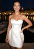 Strapless Bell Shaped Dress White