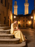 Long Sleeve Embellished Neck Maxi Dress Yellow