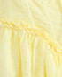 Broderie Corset Skater Dress Yellow