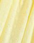 Broderie Corset Skater Dress Yellow