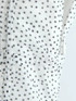 Polka Dot Corset A Line Dress Black White