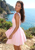 Bow Skater Dress Pink