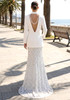 Long Sleeve Blazer Lace Maxi Two Piece Dress White