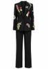 Embroidered Suit Black