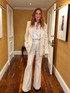 Striped Suit Ivory