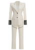 Tassel Long Sleeve Suit Ivory