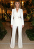 Crystal Belt Suit White