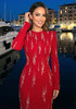 Long Sleeve Crystal Maxi Dress Red