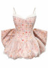 Floral Bow Detail Corset Bubble Dress Pink