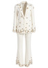 Crystal Flower Suit White