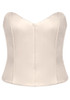 Corset Ruffle Maxi Dress Ivory