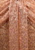 Strapless Bustier Sequin Maxi Dress Coral Pink