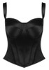 Structured Bustier Top Black