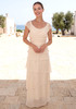 Pearl Layers Maxi Dress Ivory
