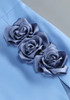 Floral Detail Midi Dress Blue