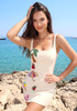 Embellished Corset Dress Ivory