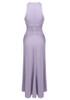 Draped A Line Maxi Dress Lavender