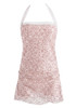 Halter Mesh Sequin Dress Pink