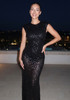 Sequin Backless Maxi Dress Black