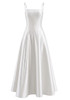 Short Sleeve A Line Maxi Dress White