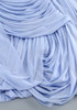 Draped Bardot Dress Blue