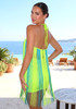 Halter Tassel Dress Green