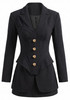 Long Sleeve Structured Bustier Dress Black