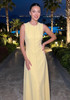 Crystal Embellished A Line Maxi Dress Yellow