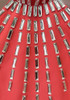 Cape Embellished Maxi Dress Coral Red