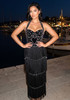 Halter Crystal Tassel Maxi Dress Black
