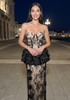 Strapless Petal Detail Lace Maxi Dress Black