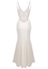Strappy Lace Maxi Dress Ivory