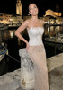 Strapless Embellished Maxi Dress Nude