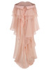 Bardot Floral Ruffle Maxi Dress Pink