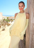 Bubble Detail Maxi Dress Yellow