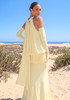 Bubble Detail Maxi Dress Yellow