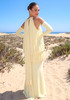 Bubble Detail Maxi Dress Yellow