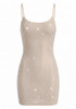 Embellished Dress Nude